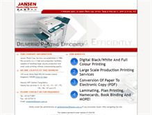 Tablet Screenshot of jansen.com.sg